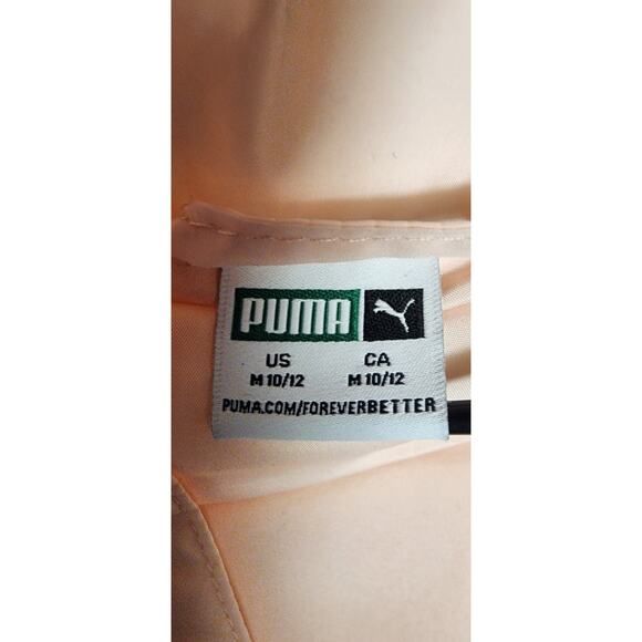 Puma Quilted Light Pink Full Zip Puffer Vest Girls Size Medium 10-12 - Picture 5 of 8